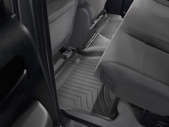 Ковры резиновые WeatherTech Toyota Tundra 2007-2013 ( Double Cab) задние черные фото