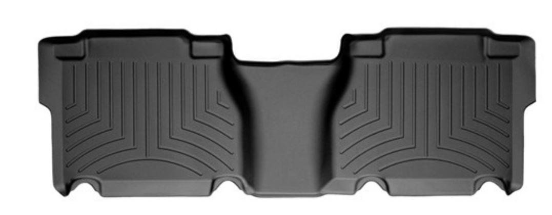 Ковры резиновые WeatherTech Toyota Tundra 2007-2013 ( CrewMax ) задние черные фото