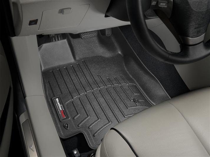 Ковры резиновые WeatherTech Toyota Venza 2012-2012 передние черные фото
