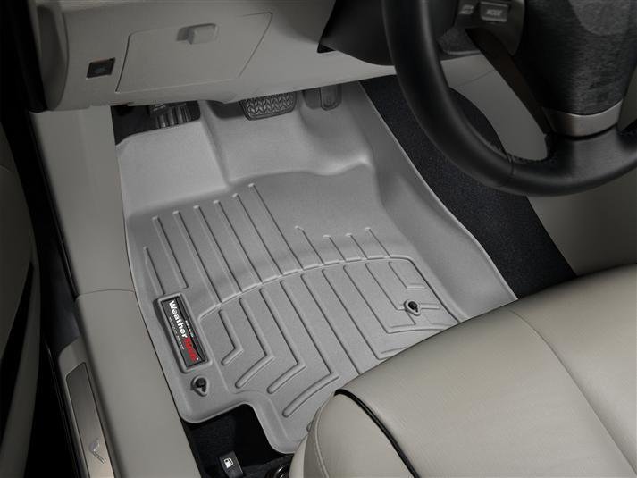 Ковры резиновые WeatherTech Toyota Venza 2012-2012 передние серые фото
