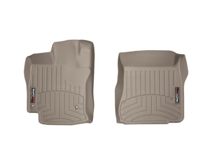 Ковры резиновые WeatherTech Toyota Venza 2012-2012 передние бежевые фото