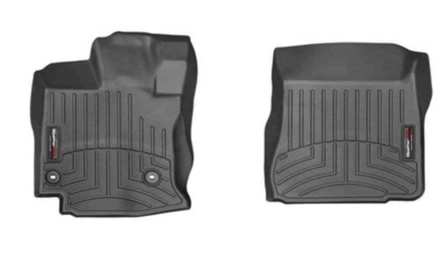 Ковры резиновые WeatherTech Toyota Venza 2013-2015 передние черные фото