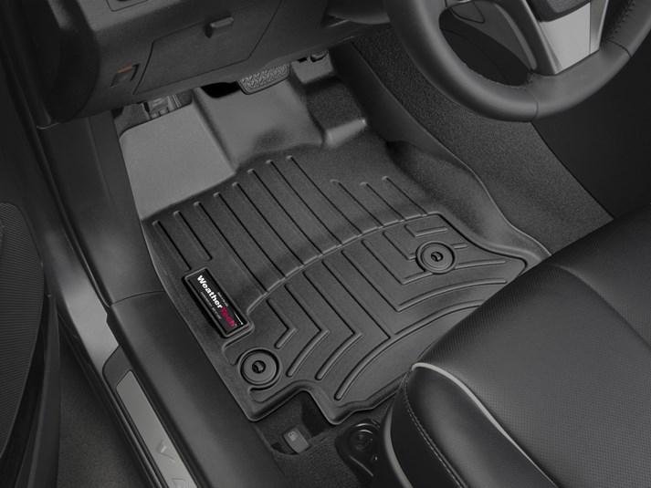 Ковры резиновые WeatherTech Toyota Venza 2013-2015 передние черные фото