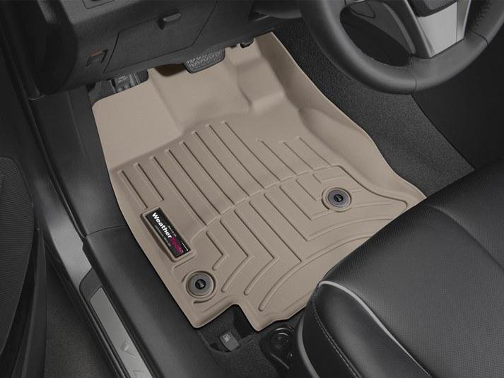 Ковры резиновые WeatherTech Toyota Venza 2013-2015 передние бежевые фото