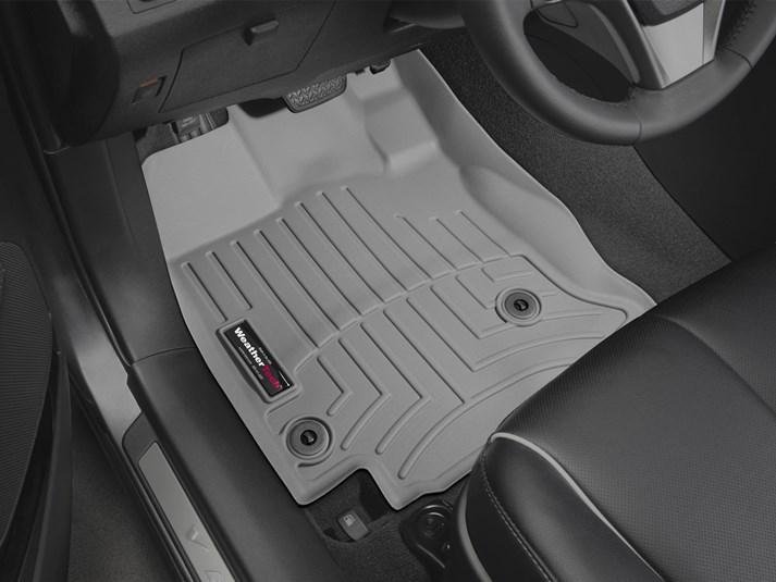 Ковры резиновые WeatherTech Toyota Venza 2013-2015 передние серые фото