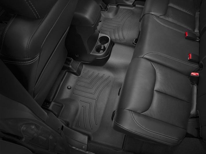 Ковры резиновые WeatherTech Jeep Wrangler JK Unlimited 2014-2018 задние черные фото