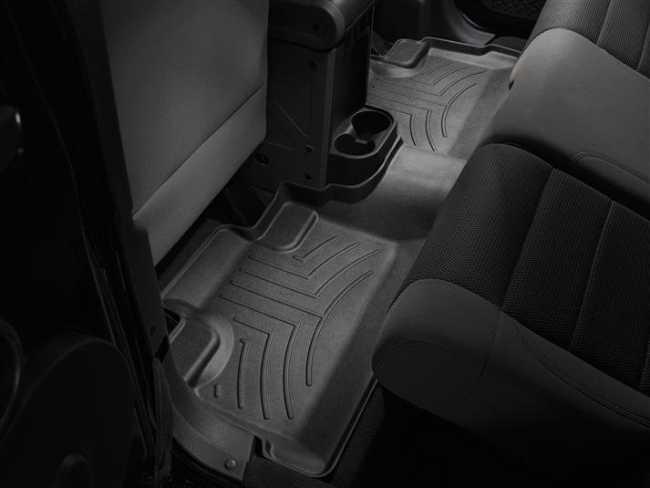 Ковры резиновые WeatherTech Jeep Wrangler JK Unlimited 2007-2013 задние черные фото