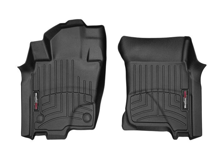 Ковры резиновые WeatherTech MB X-class  2018+  передние черный фото