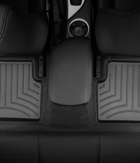 Ковры резиновые WeatherTech BMW X1 2009-2014 задние черные фото