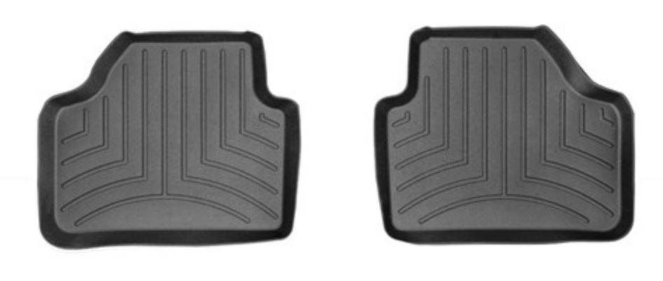 Ковры резиновые WeatherTech BMW X1 2009-2014 задние черные фото