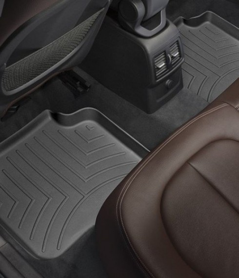 Ковры резиновые WeatherTech BMW X1 2015+ задние черные фото