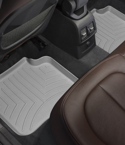 Ковры резиновые WeatherTech BMW X1 2015+ задние серые фото