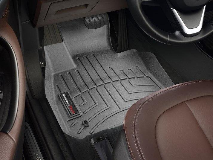 Ковры резиновые WeatherTech BMW X2 2018+ передние черные фото