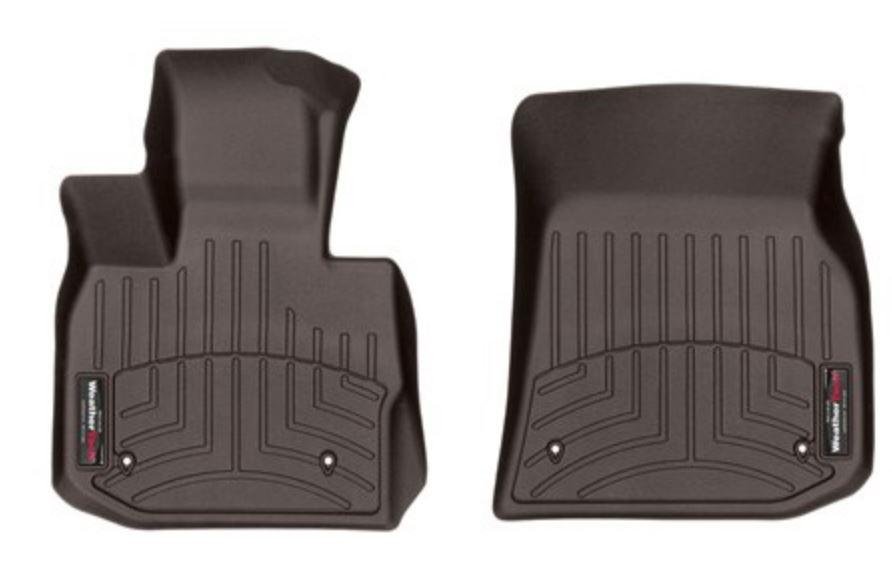 Ковры резиновые WeatherTech BMW X3 (G01) 18+ передние какао фото