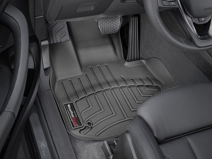 Ковры резиновые WeatherTech BMW X4 2018+ передние черные фото