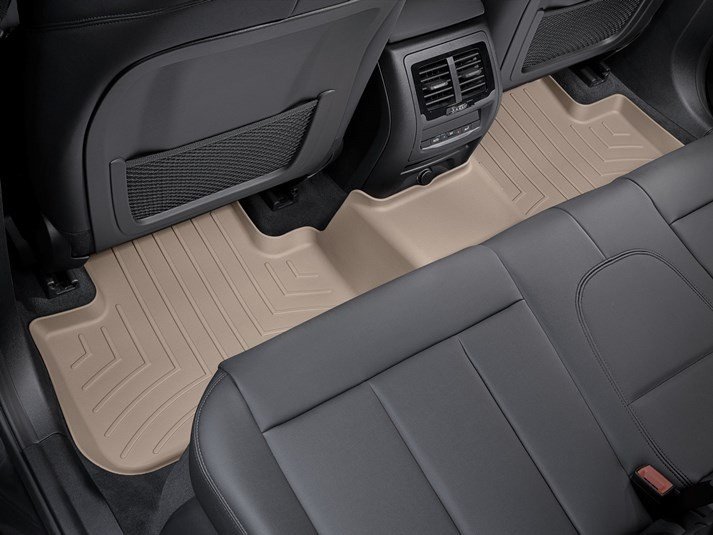 Ковры резиновые WeatherTech BMW X4 2018+ задние бежевые фото