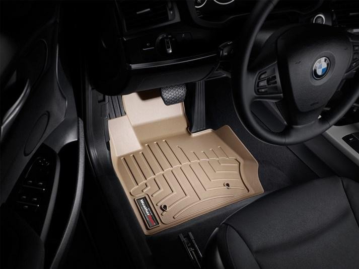 Ковры резиновые WeatherTech BMW X3 2010-2017 передние бежевые фото