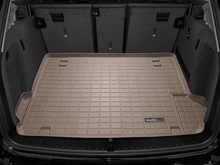Ковры резиновые WeatherTech BMW X3 2010-2017 в багажник  бежевый фото