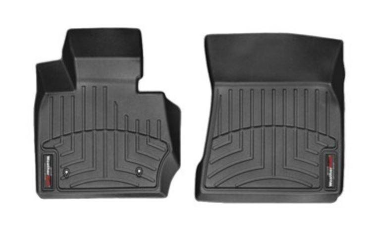 Ковры резиновые WeatherTech BMW X4 2014-2017 передние черные фото