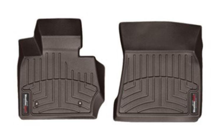 Ковры резиновые WeatherTech BMW X4 2014-2017 передние какао фото