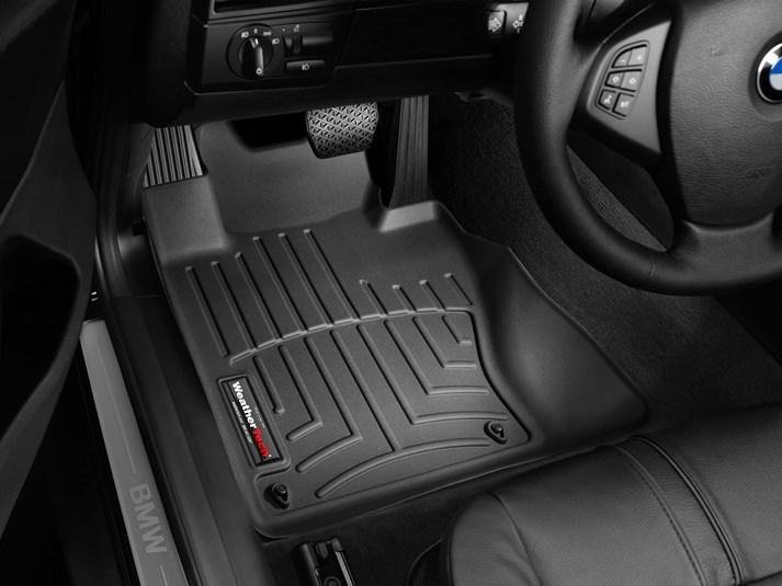 Ковры резиновые WeatherTech BMW X3 2003-2009 передние черные фото