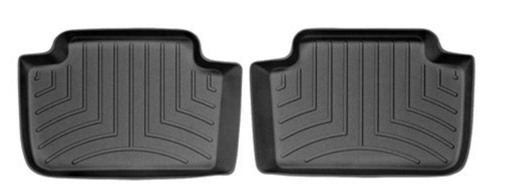 Ковры резиновые WeatherTech BMW X3 2003-2009 задние черные фото