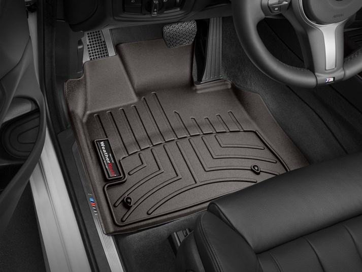 Ковры резиновые WeatherTech BMW X5 (F15) 2014-2018 передние какао фото