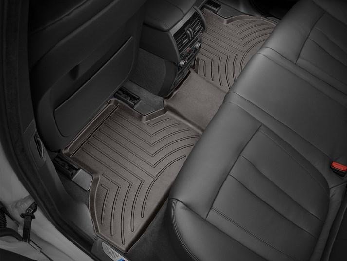 Ковры резиновые WeatherTech BMW X6 2015-2018 задние какао фото
