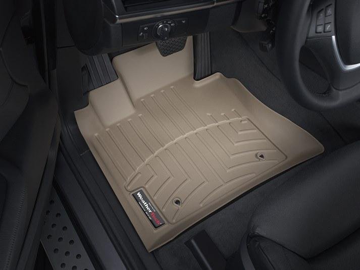 Ковры резиновые WeatherTech BMW X5  2007-2013  передние бежевые фото