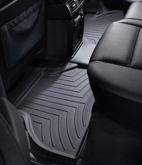 Ковры резиновые WeatherTech BMW X6 2008-2014  задний черный фото