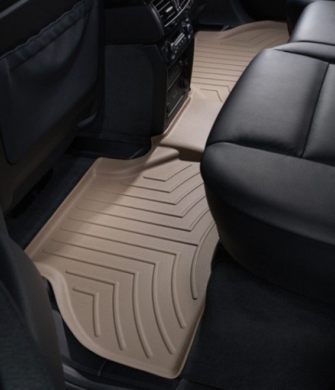 Ковры резиновые WeatherTech BMW X6 2008-2014  задний бежевый фото