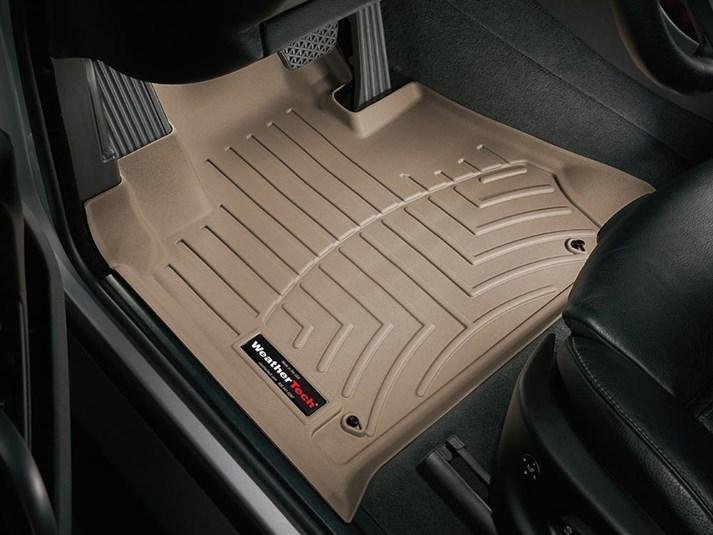 Ковры резиновые WeatherTech BMW X5  2000-2006  передние бежевые фото