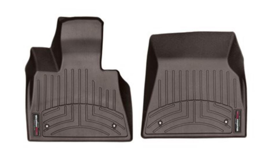 Ковры резиновые WeatherTech BMW X5 2019+  передние какао фото