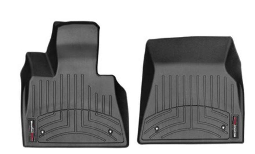 Ковры резиновые WeatherTech BMW X7 2019+  передние черные фото