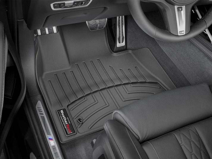 Ковры резиновые WeatherTech BMW X6 2019+  передние черные фото