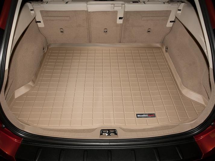 Ковры резиновые WeatherTech Volvo XC60 2008-2017 в багажник бежевый фото