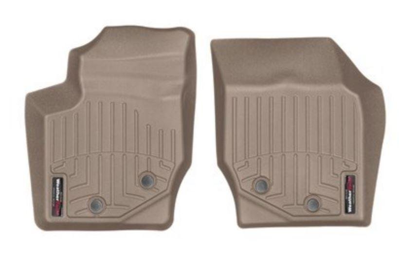Ковры резиновые WeatherTech Volvo XC-90 2003-2015 передние бежевые фото