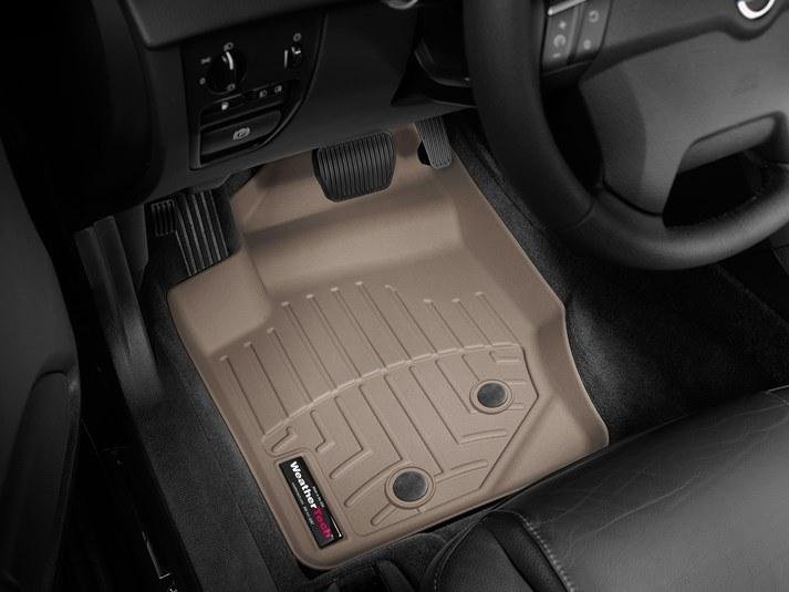 Ковры резиновые WeatherTech Volvo XC-90 2003-2015 передние бежевые фото