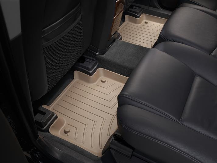 Ковры резиновые WeatherTech Volvo XC-90 2003-2015 задние бежевые фото
