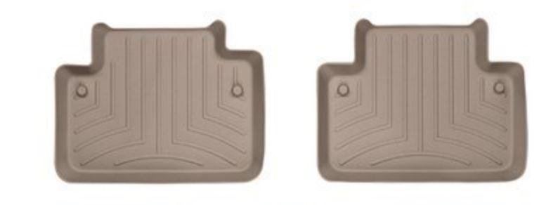 Ковры резиновые WeatherTech Volvo XC-90 2003-2015 задние бежевые фото