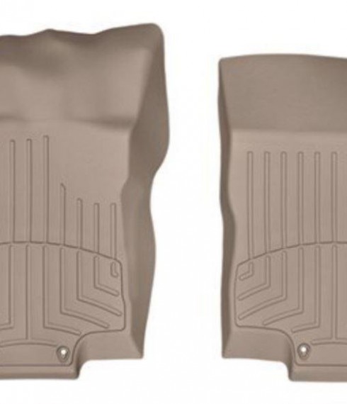 Ковры резиновые WeatherTech  Nissan X-Trail 2015+ передние бежевые фото