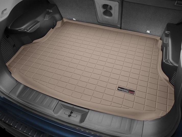 Ковры резиновые WeatherTech  Nissan X-Trail 2015+ в багажник бежевый фото