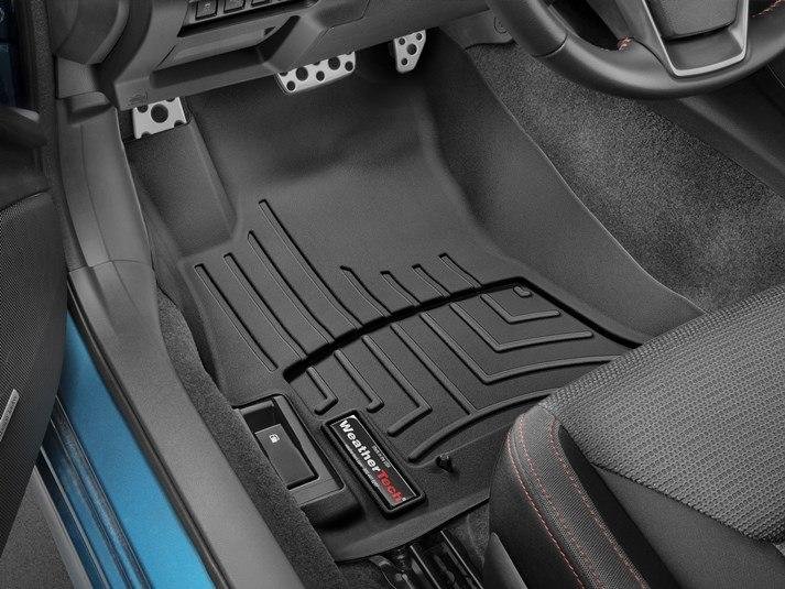 Ковры резиновые WeatherTech Subaru XV 2017+  передние черные фото