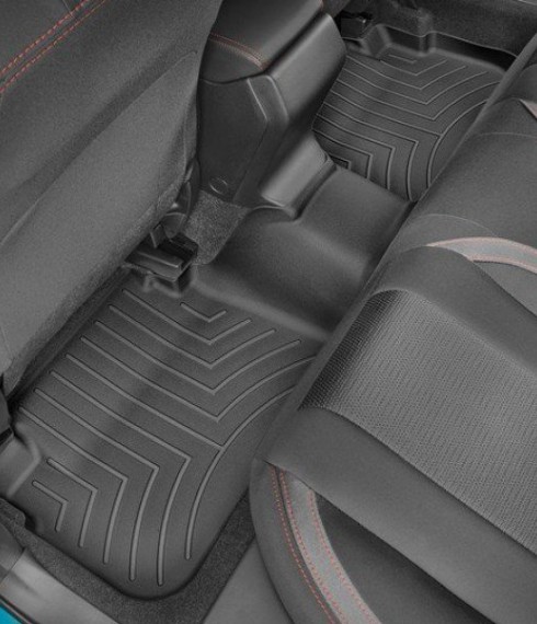 Ковры резиновые WeatherTech Subaru XV 2017+  задний черный фото