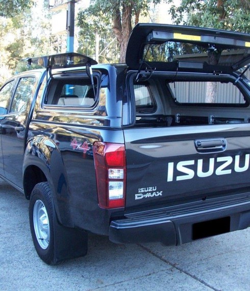 Кунг Isuzu D-Max 2016-2021 Aeroklas со стеклами вверх фото