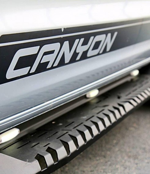 Подножки металлические Tamsan VW Amarok 2010+ фото