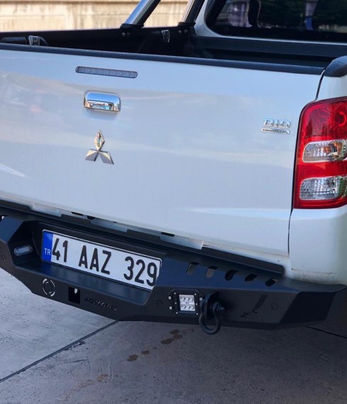 Задний бампер металлический Tamsan Mitsubishi L200 2016-2019 фото