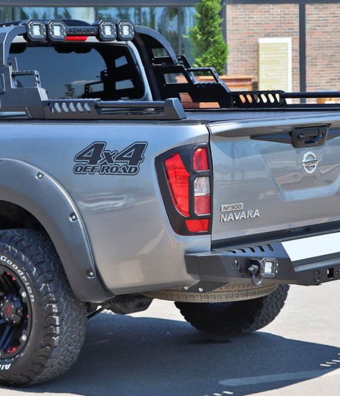 Задний бампер металлический Tamsan  Nissan Navara NP300 2019+ фото