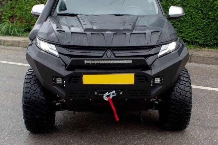 Передний металлический бампер Mitsubishi L200 2019+ OSM фото