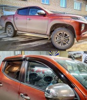 Ветровики окон Mitsubishi L200 2019+ EGR фото